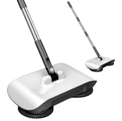 All-in-One Hand Push Sweeper – Household Broom, Dustpan & Mop Machine