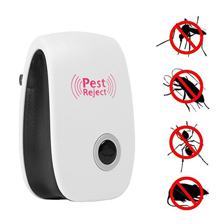 Ultrasonic Rechargeable Pest Repeller – Anti-Mosquito & Insect Repellent (EU/US Plug