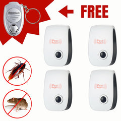 Ultrasonic Rechargeable Pest Repeller – Anti-Mosquito & Insect Repellent (EU/US Plug