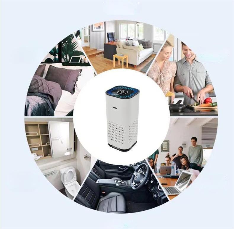 Portable Car Air Purifier – Negative Ion Generator for Dust, Smoke & Formaldehyde Removal