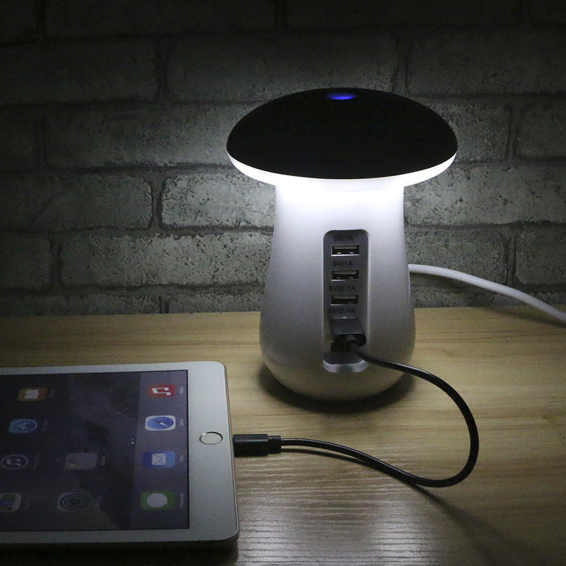 2-in-1 Mushroom LED Lamp & USB Charger