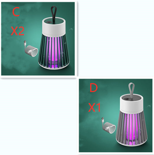 Portable USB Mosquito Killer Lamp – LED Trap & Bug Zapper Repellent