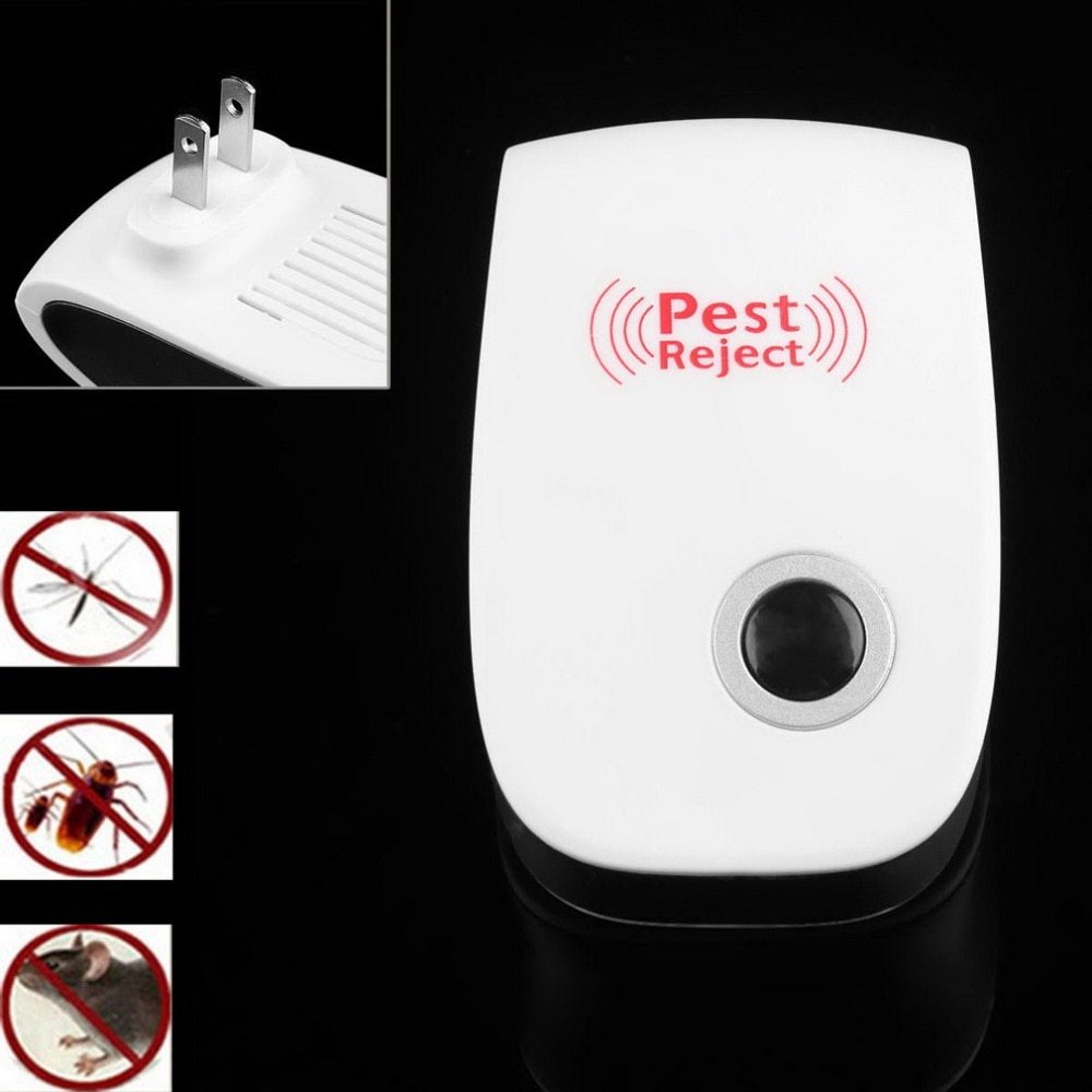Ultrasonic Rechargeable Pest Repeller – Anti-Mosquito & Insect Repellent (EU/US Plug