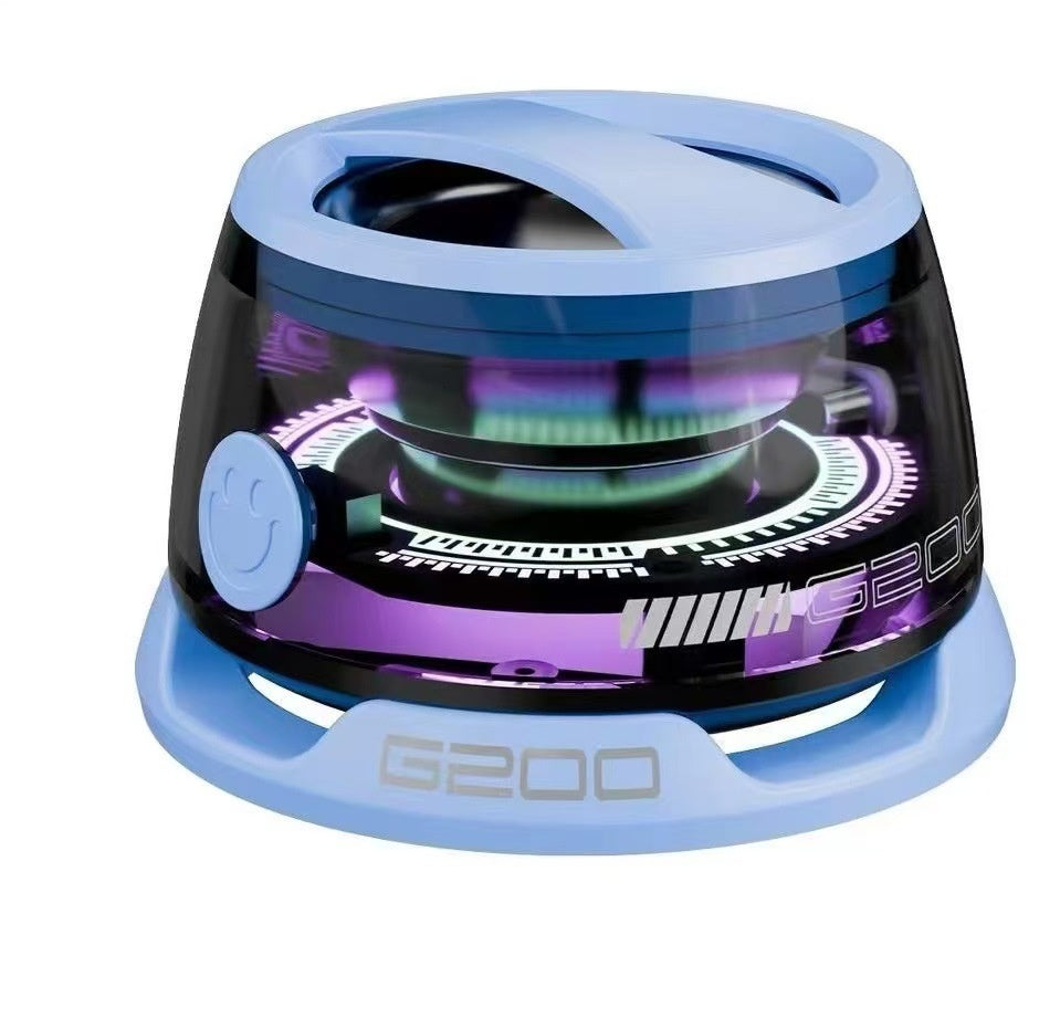 G200 Mini Bluetooth Speaker – BT5.3, RGB Lights, 7H Playback, Magnetic Phone Holder