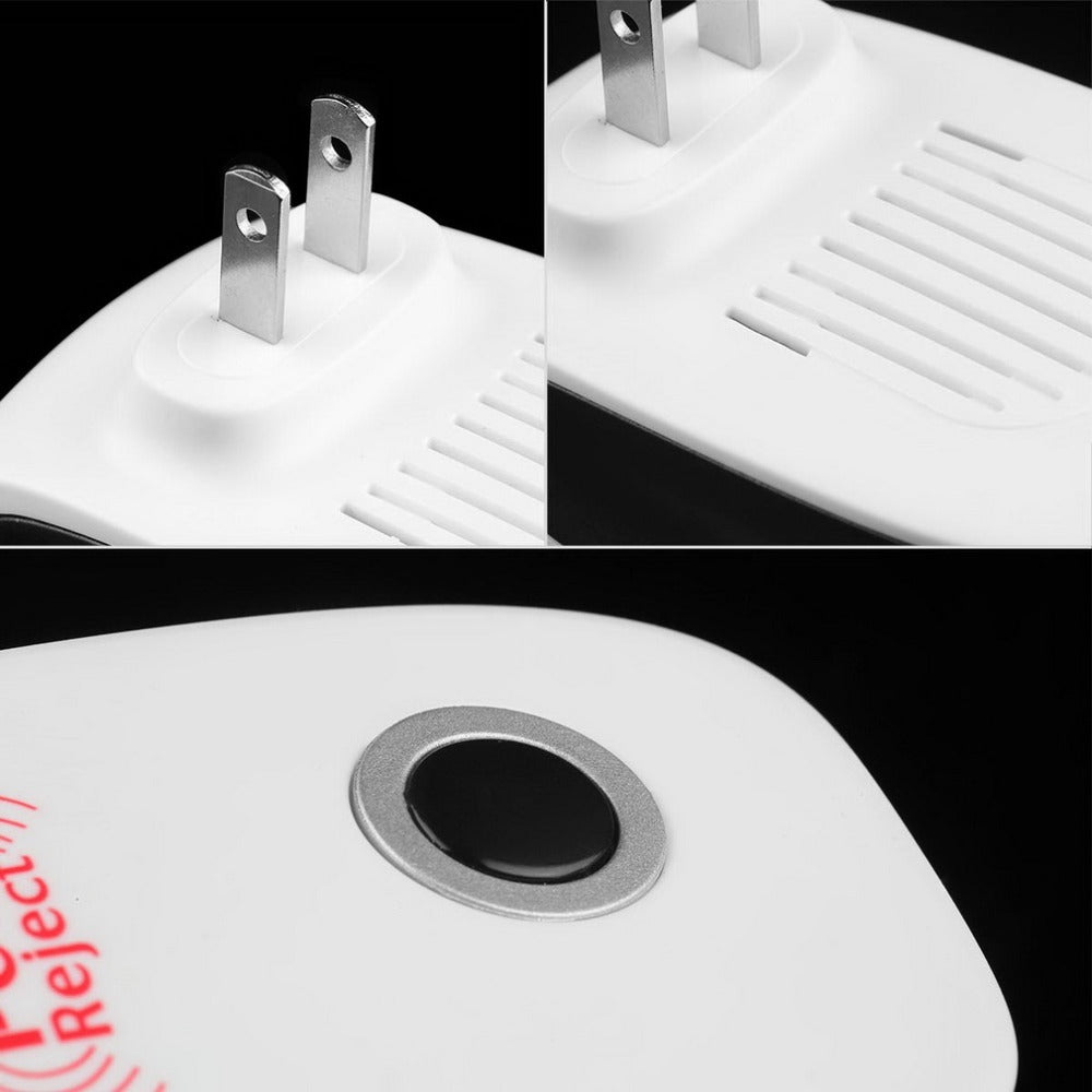 Ultrasonic Rechargeable Pest Repeller – Anti-Mosquito & Insect Repellent (EU/US Plug