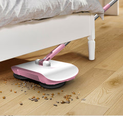 All-in-One Hand Push Sweeper – Household Broom, Dustpan & Mop Machine