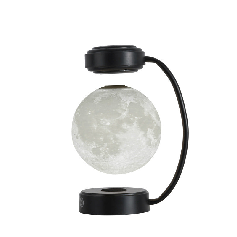 3D LED Moon Night Light – Magnetic Levitating Rotating Lamp for Home & Office Decor