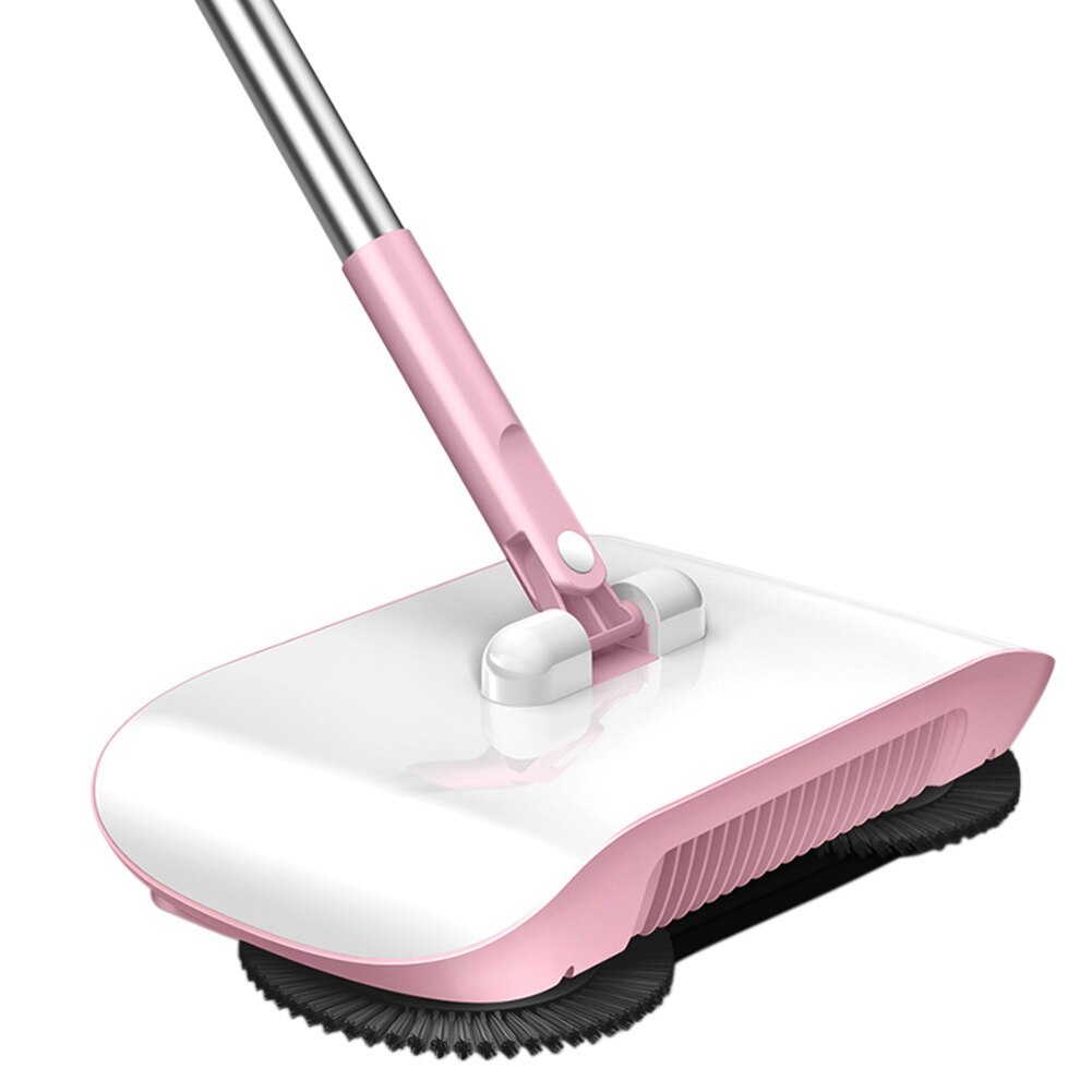 All-in-One Hand Push Sweeper – Household Broom, Dustpan & Mop Machine