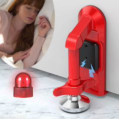 Portable Door Lock & Door Stop Alarm – Travel Self-Defense Security Device