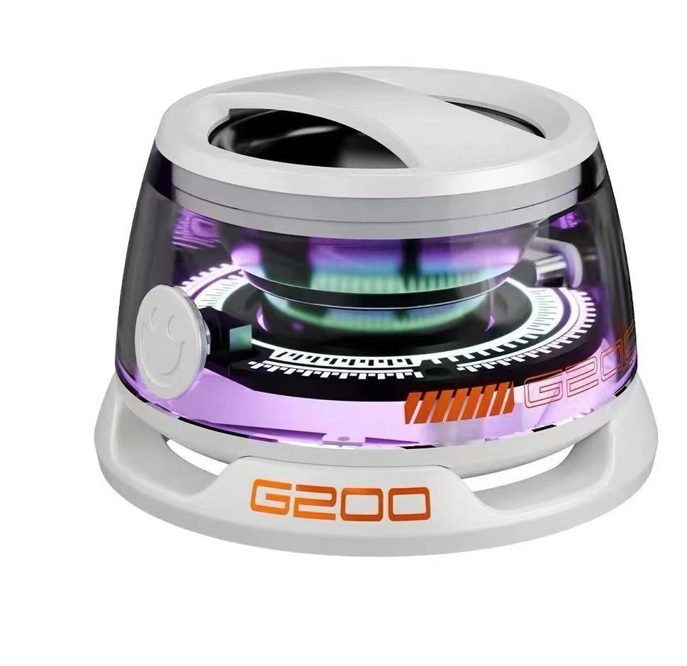 G200 Mini Bluetooth Speaker – BT5.3, RGB Lights, 7H Playback, Magnetic Phone Holder