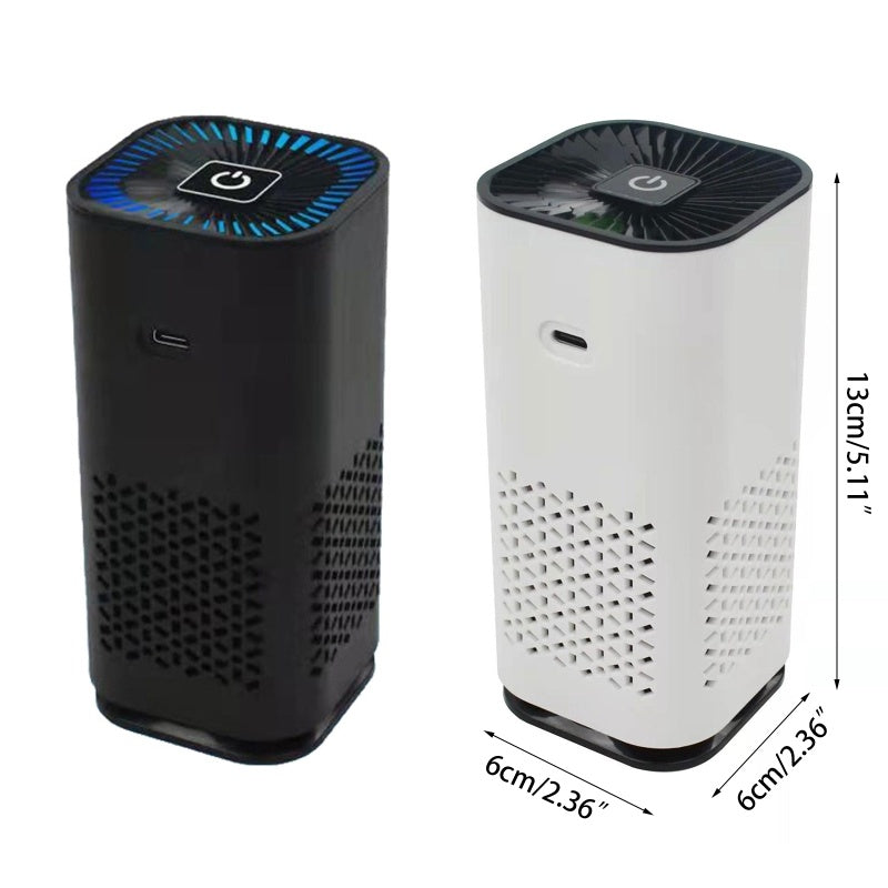 Portable Car Air Purifier – Negative Ion Generator for Dust, Smoke & Formaldehyde Removal