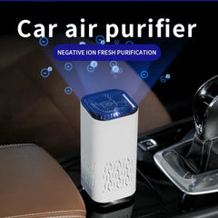 Portable Car Air Purifier – Negative Ion Generator for Dust, Smoke & Formaldehyde Removal