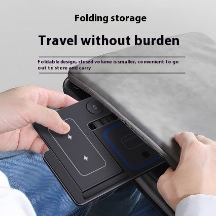 15W 3-in-1 LED Wireless Charger Stand – Foldable Charging Station for iPhone & AirPods Pro