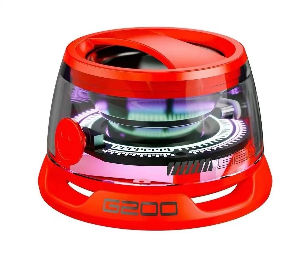 G200 Mini Bluetooth Speaker – BT5.3, RGB Lights, 7H Playback, Magnetic Phone Holder