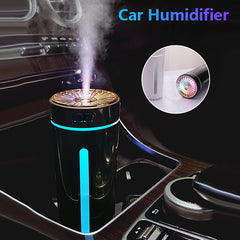 Wireless USB Humidifier with Colorful Lights – Quiet Ultrasonic Mist Maker & Air