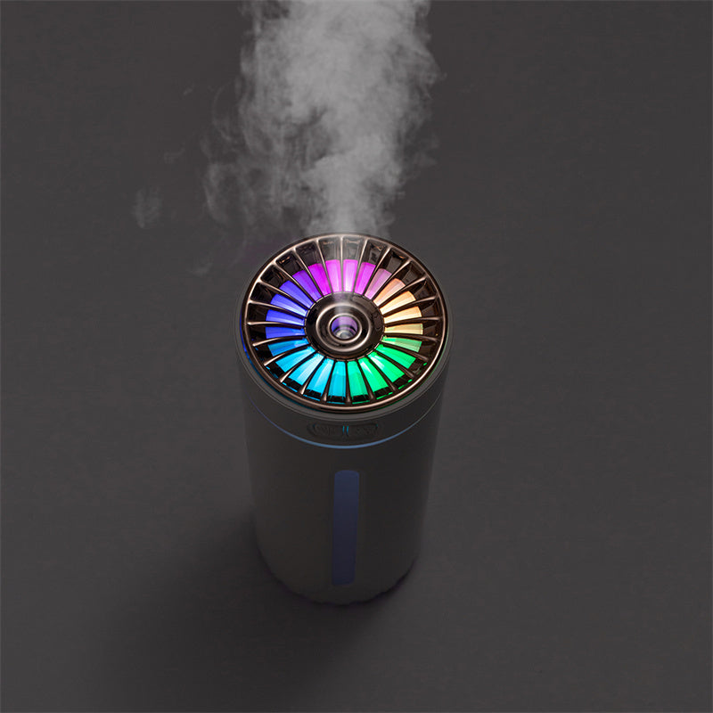 Wireless USB Humidifier with Colorful Lights – Quiet Ultrasonic Mist Maker & Air