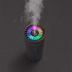 Wireless USB Humidifier with Colorful Lights – Quiet Ultrasonic Mist Maker & Air